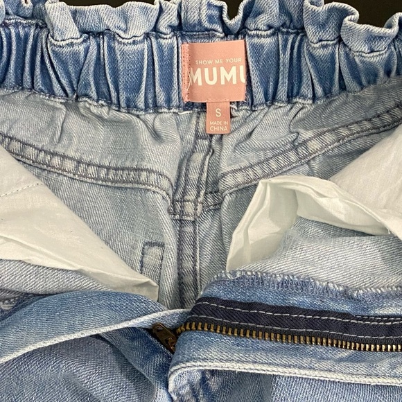 Show Me Your MuMu Emilia Jean Shorts
Elastic Waistband High Rise Like New - Picture 12 of 16